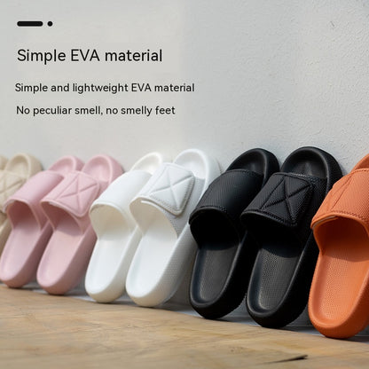 Slipper Velcro Platform Female Summer Couple Bathroom Home Bath Eva Slippers